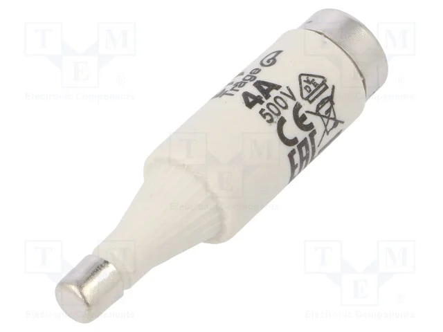 Fus&iacute;vel: baixa tens&atilde;o, gG, 4A, 500VAC, 500VDC, ce.