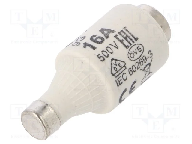 Fus&iacute;vel: Baixa Tens&atilde;o, Gg, 16a, 500vac, 250vdc, Cer&acirc;mico, Dii, D