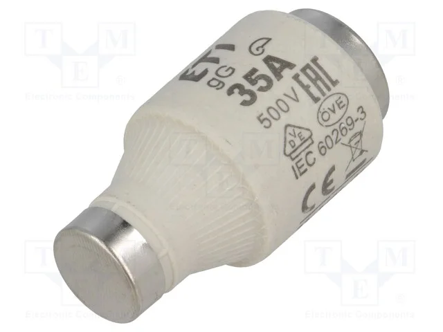 Fus&iacute;vel: Baixa Tens&atilde;o, Gg, 35a, 500vac, 500vdc, Cer&acirc;mico, Diii, D