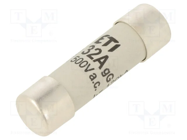 Fus&iacute;vel: baixa tens&atilde;o, gG, 32A, 500VAC, cil&iacute;ndric.