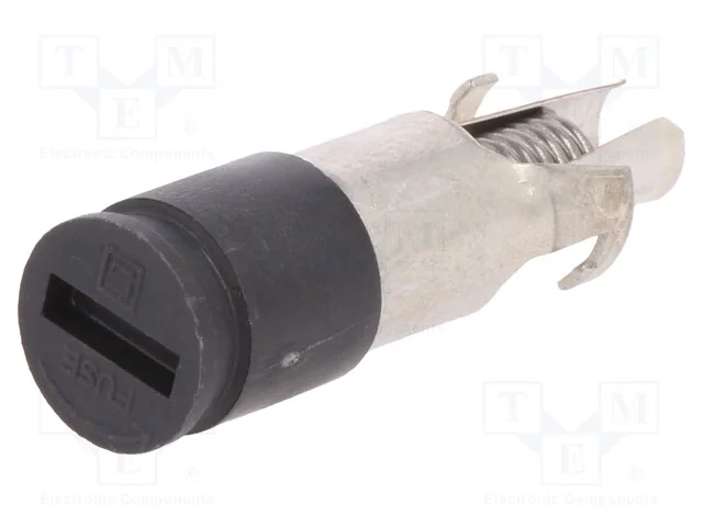 Adaptador, Fus&iacute;veis Cil&iacute;ndricos, 5x20mm, 10a, Preta, 250vac, Fec