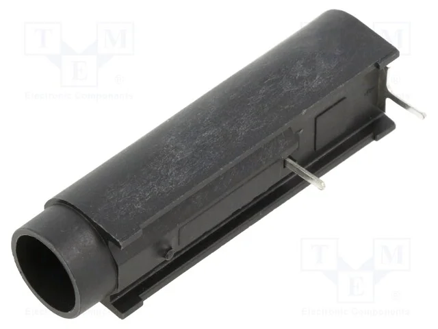 Tomada, fus&iacute;veis cil&iacute;ndricos, THT, -40&divide;85C, 10A, .
