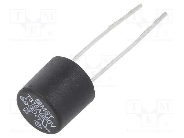 Fus&iacute;vel: Baixa Tens&atilde;o, Retardado, 3a, 250vac, Tr5, Mst