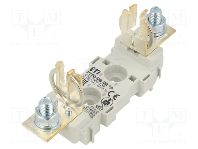 Base de fus&iacute;vel, NH00, roscado, 160A, 690VAC, Pol.