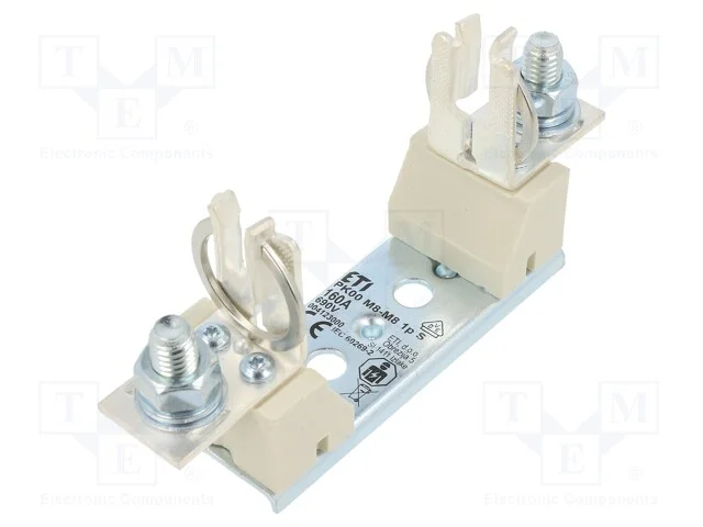 Base de fus&iacute;vel, NH00, roscado, 160A, 690VAC, Pol.