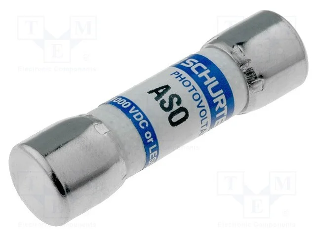 Fus&iacute;vel: baixa tens&atilde;o, gPV, 12A, 1kVDC, 10,3x38mm.