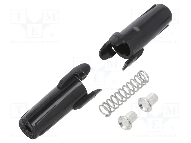 Tomada, 6,3x32mm, 20a, Preta