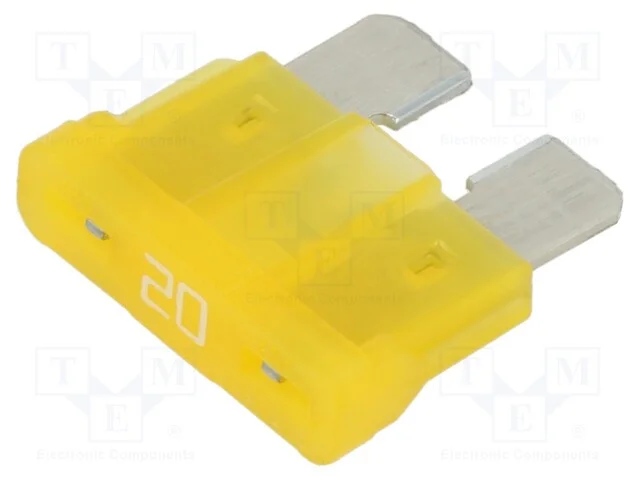 Fus&iacute;vel: Baixa Tens&atilde;o, 20a, 32vdc, Apertado, Automotivo, 19mm, Atof
