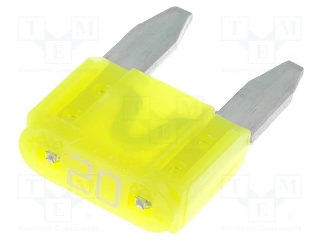 Fus&iacute;vel: Baixa Tens&atilde;o, 20a, 32vdc, Automotivo, 10,9mm, Mini
