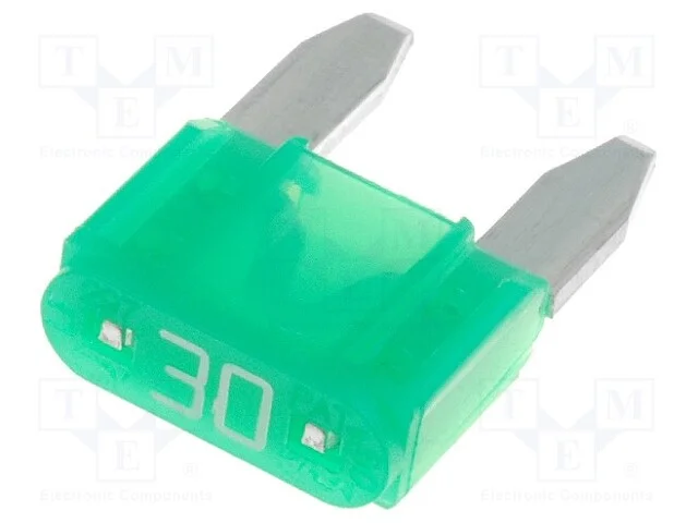 Fus&iacute;vel: Baixa Tens&atilde;o, 30a, 32vdc, Automotivo, 10,9mm, Mini