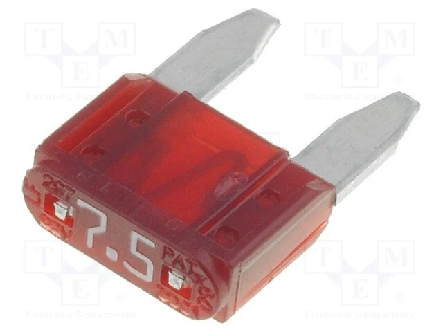 Fus&iacute;vel: Baixa Tens&atilde;o, 7,5a, 32vdc, Automotivo, 10,9mm, Mini
