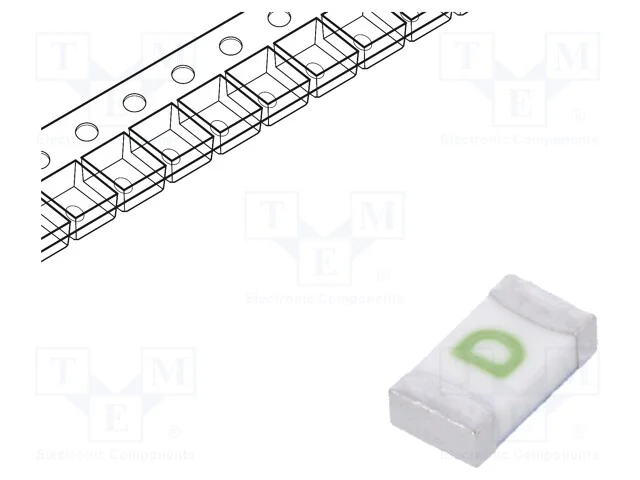 Fus&iacute;vel: Baixa Tens&atilde;o, R&aacute;pido, 250ma, 125vac, 125v, 125vdc, Smd