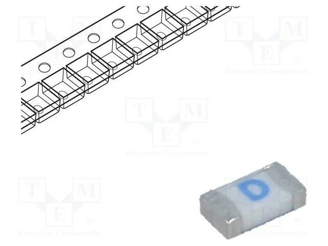 Fus&iacute;vel: Baixa Tens&atilde;o, R&aacute;pido, 250ma, 125vac, 125vdc, Smd, Cer&acirc;mico