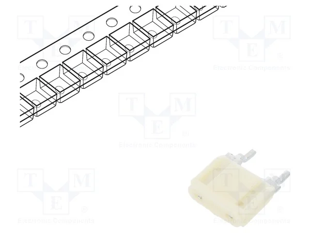 Fus&iacute;vel: baixa tens&atilde;o, r&aacute;pido, 4A, 350VAC, SMD, 1.