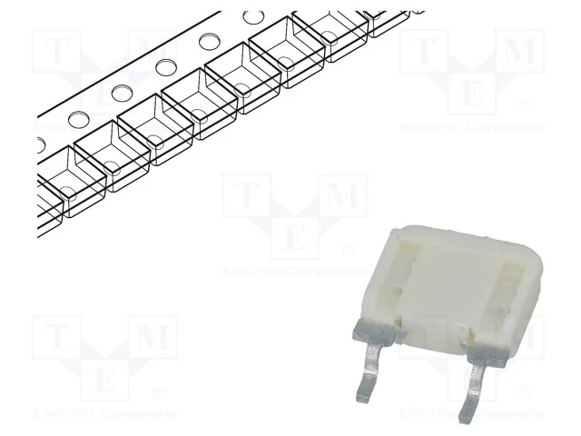 Fus&iacute;vel: baixa tens&atilde;o, r&aacute;pido, 3A, 350VAC, SMD, 1.