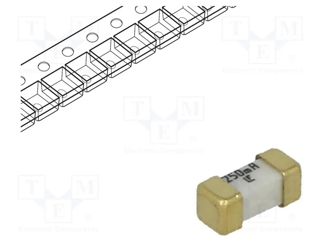 Fus&iacute;vel: Baixa Tens&atilde;o, Super-Imediato, 250ma, 125vac, 125v, 125vdc