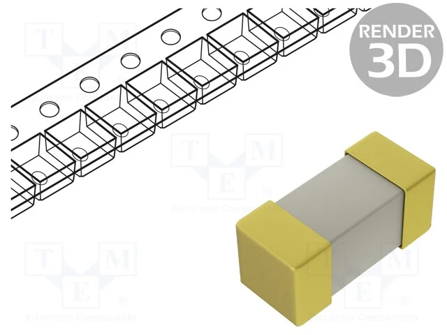 Fus&iacute;vel: Baixa Tens&atilde;o, Super-Imediato, 750ma, 125vac, 125vdc, Smd