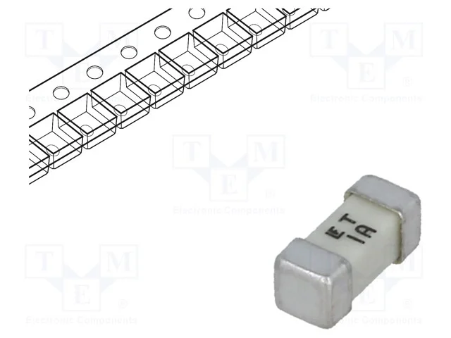 Fus&iacute;vel: Baixa Tens&atilde;o, Retardado, 1a, 125vac, 125v, 125vdc, Smd