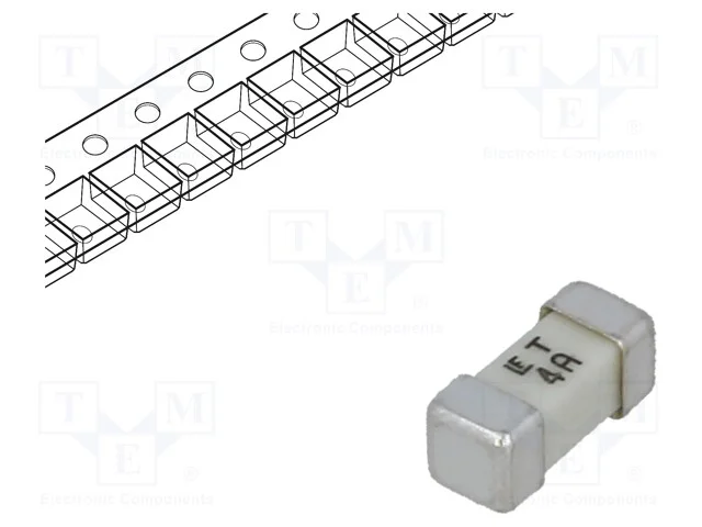 Fus&iacute;vel: baixa tens&atilde;o, retardado, 4A, 125VAC, 125.