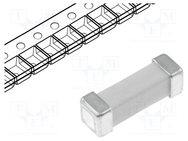 Fus&iacute;vel: Baixa Tens&atilde;o, Retardado, 1,25a, 600vac, Smd, Cer&acirc;mico