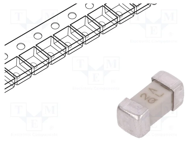 Fus&iacute;vel: baixa tens&atilde;o, r&aacute;pido, 2A, 125VAC, 125VDC.