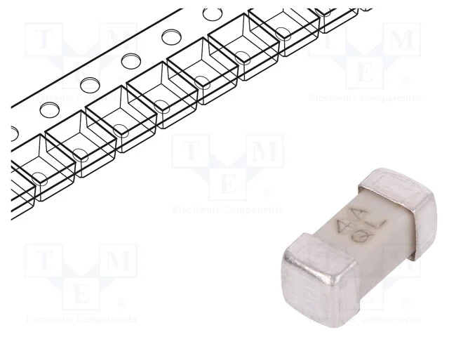 Fus&iacute;vel: Baixa Tens&atilde;o, R&aacute;pido, 4a, 125vac, 125vdc, Smd, Cer&acirc;mico