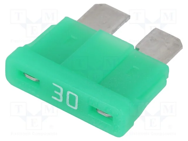 Fus&iacute;vel: baixa tens&atilde;o, 30A, 12VDC, automotivo, 19.