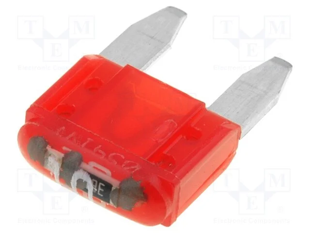 Fus&iacute;vel: Baixa Tens&atilde;o, 10a, 12vdc, Automotivo, 10,9mm, Smart Glow