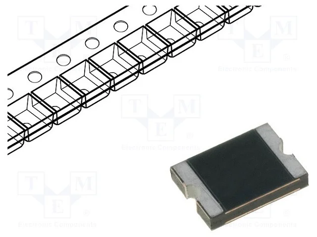 Fus&iacute;vel: de pol&iacute;mero PTC; SMD; 500mA; 1206L; 1206