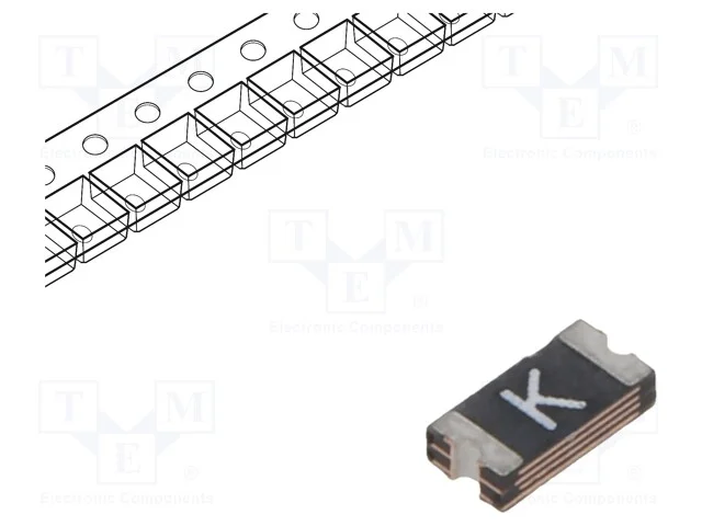 Fus&iacute;vel: de Pol&iacute;mero Ptc, 1,5a, Smd, 1206l