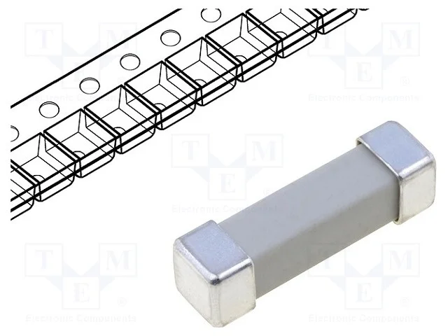 Fus&iacute;vel: baixa tens&atilde;o, retardado, 10A, 250V, SMD,.