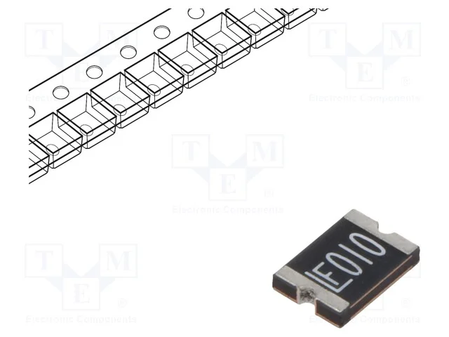 Fus&iacute;vel: de pol&iacute;mero PTC, r&aacute;pido, 0,1A, 30V, 30VD.