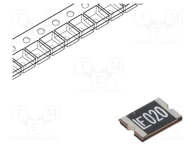 Fus&iacute;vel: de pol&iacute;mero PTC, r&aacute;pido, 0,2A, 30V, 30VD.