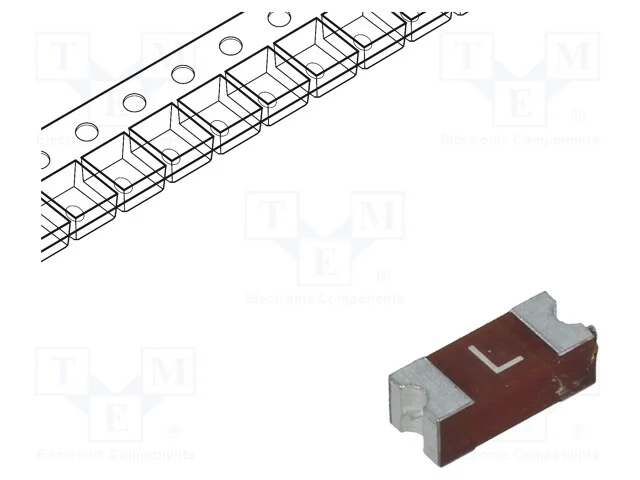 Fus&iacute;vel: Baixa Tens&atilde;o, Super-Imediato, 3,5a, 125vdc, Smd, Cer&acirc;mico