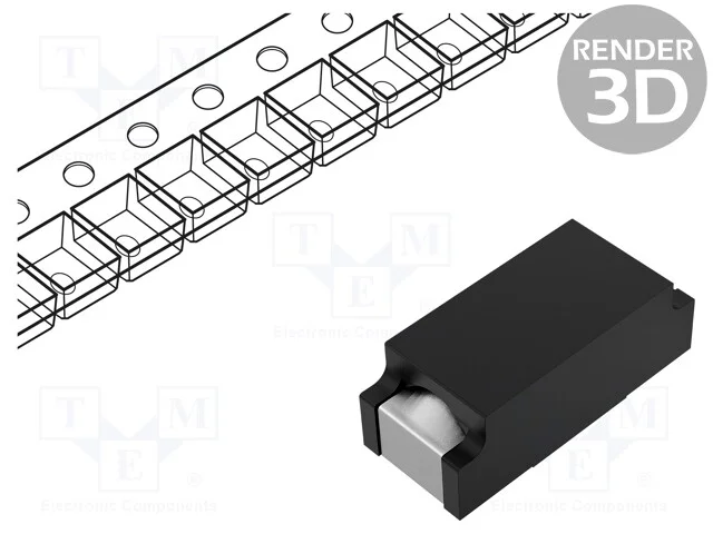 Fus&iacute;vel: baixa tens&atilde;o, r&aacute;pido, 10A, 125VAC, 125VD.