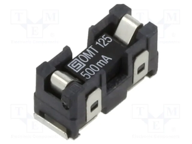 Fus&iacute;vel: Baixa Tens&atilde;o, Retardado, 500ma, 125vac, 125vdc, Smd