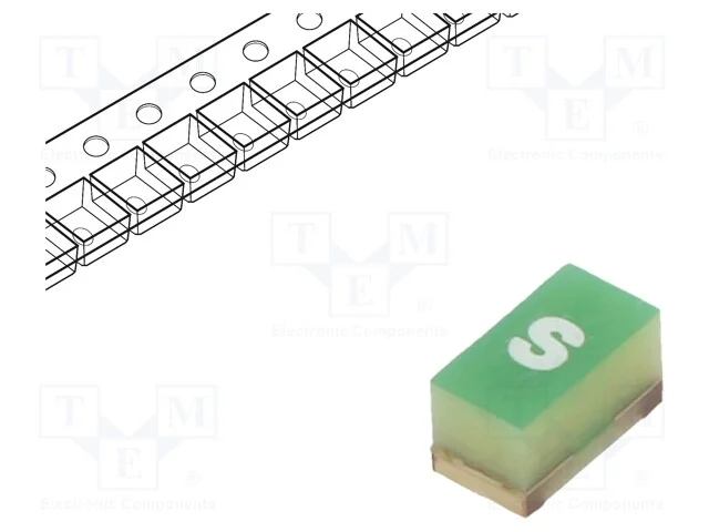Fus&iacute;vel: Baixa Tens&atilde;o, Super-Imediato, 160ma, 125vac, 63vdc, Smd