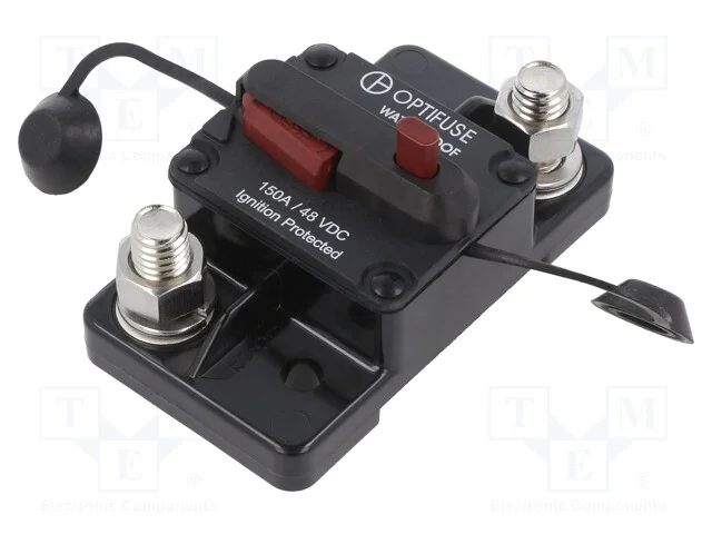 Fus&iacute;vel: Baixa Tens&atilde;o, 150a, 48vdc, Automotivo, 86x48,5x35,9mm
