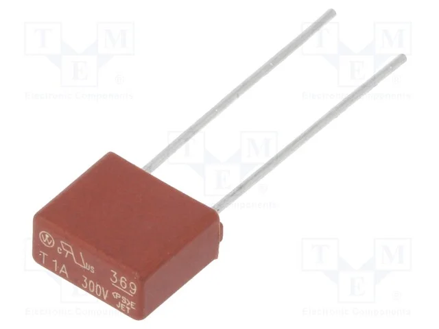 Fus&iacute;vel: baixa tens&atilde;o, retardado, 1A, 300VAC, TE5.