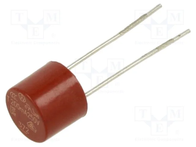 Fus&iacute;vel: Baixa Tens&atilde;o, Retardado, 200ma, 250vac, Tht, Tr5, Cobre