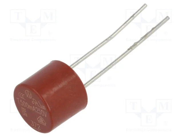 Fus&iacute;vel: Baixa Tens&atilde;o, Retardado, 500ma, 250vac, Tht, Tr5, Cobre
