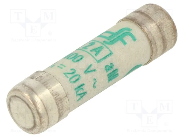 Fus&iacute;vel: Baixa Tens&atilde;o, Am, 2a, 400vac, 8x31mm