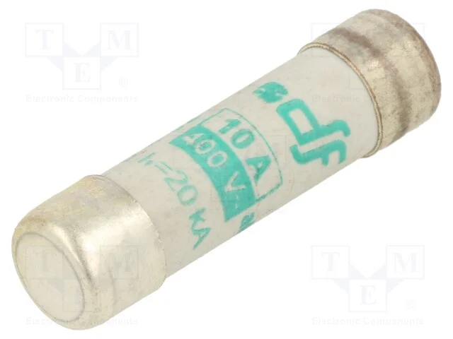 Fus&iacute;vel: Baixa Tens&atilde;o, Am, 10a, 400vac, 8x31mm