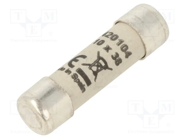 Fus&iacute;vel: Baixa Tens&atilde;o, Gg, 4a, 500vac, 250vdc, 10,3x38mm