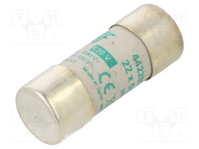 Fus&iacute;vel: Baixa Tens&atilde;o, Am, 6a, 690vac, 22x58mm