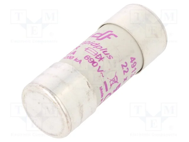 Fus&iacute;vel: Baixa Tens&atilde;o, Ar, 40a, 690vac, 700vdc, 22x58mm