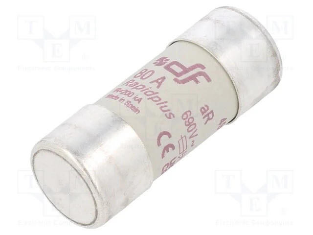 Fus&iacute;vel: baixa tens&atilde;o; 22x58mm; cer&acirc;mico,cil&iacute;ndrico,industrial