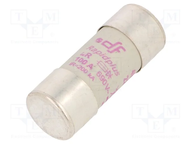 Fus&iacute;vel: Baixa Tens&atilde;o, Ar, 100a, 690vac, 700vdc, 22x58mm
