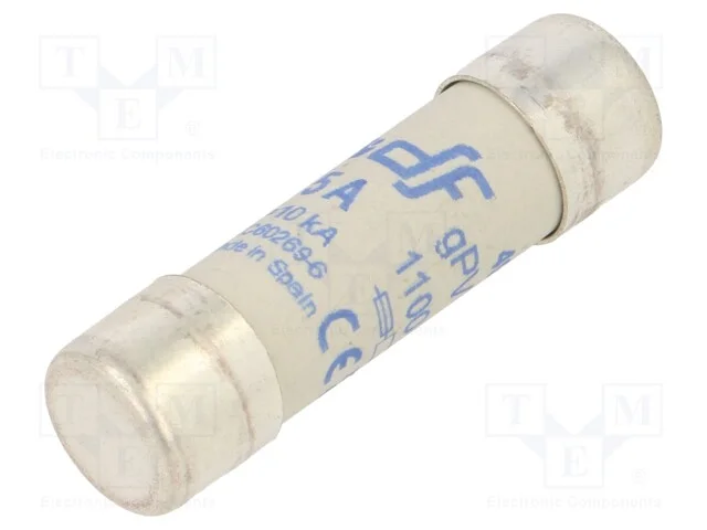 Fus&iacute;vel: baixa tens&atilde;o, gPV, 15A, 1,1kVDC, 14x51mm