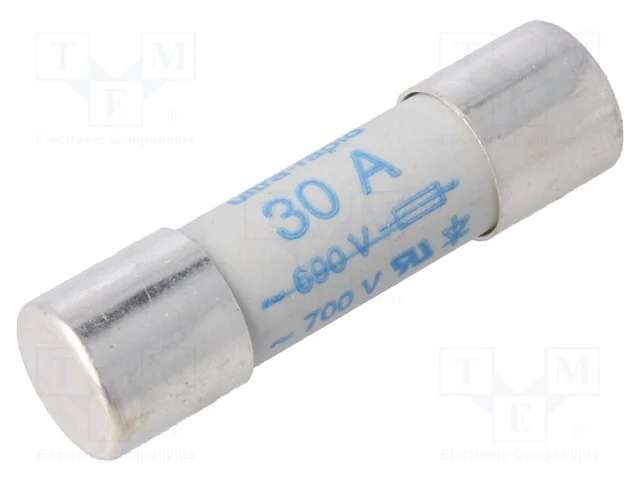 Fus&iacute;vel: Baixa Tens&atilde;o, Gr, 30a, 660vac, 10,3x38mm, Urz